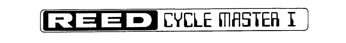 Trademark Logo REED CYCLE MASTER I