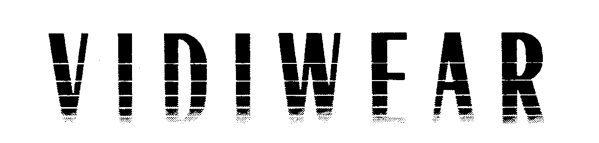 Trademark Logo VIDIWEAR