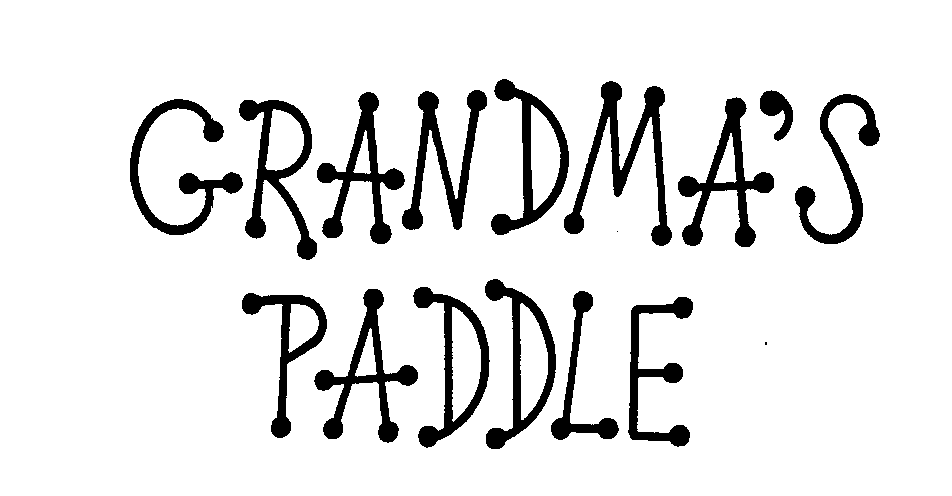 Trademark Logo GRANDMA'S PADDLE