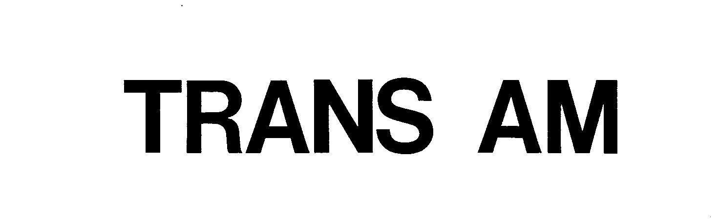 Trademark Logo TRANS AM