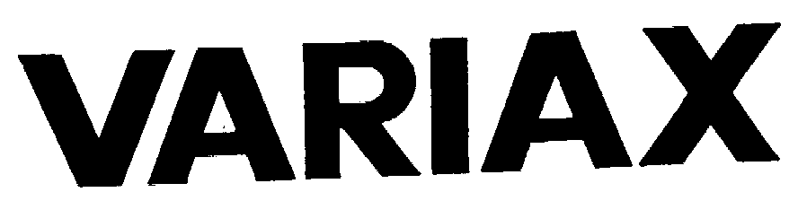 Trademark Logo VARIAX