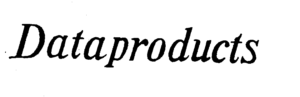 Trademark Logo DATAPRODUCTS