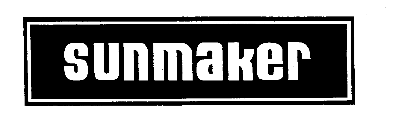 Trademark Logo SUNMAKER