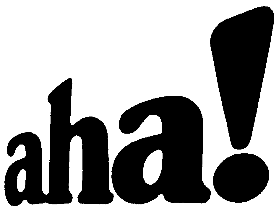 Trademark Logo AHA!
