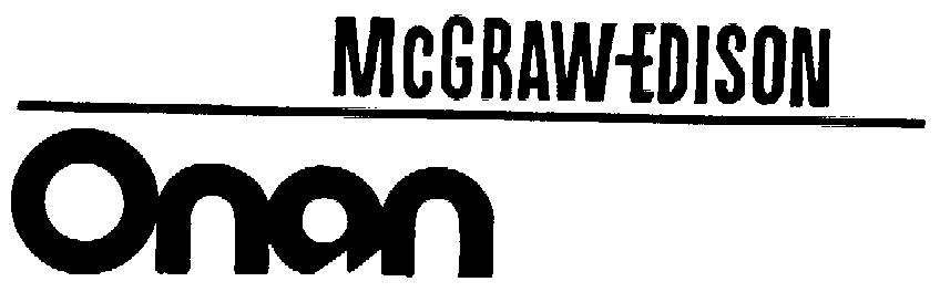 Trademark Logo MCGRAW-EDISON ONAN