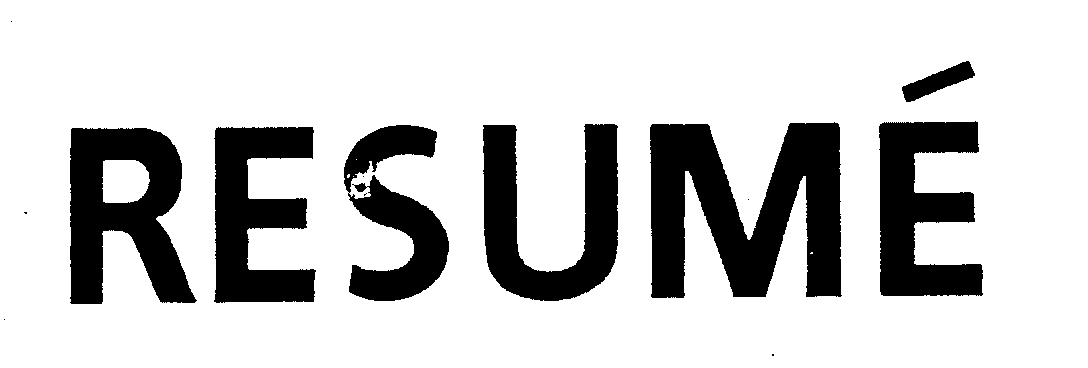 Trademark Logo RESUME