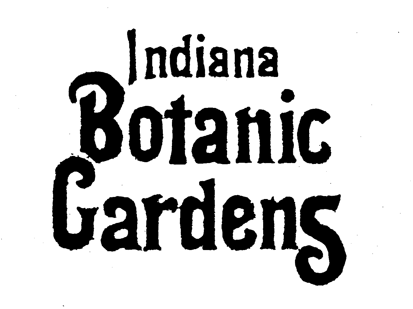 Trademark Logo INDIANA BOTANIC GARDENS