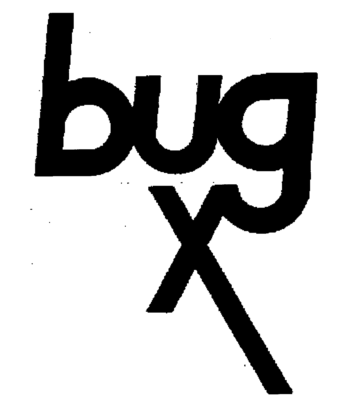 Trademark Logo BUG X