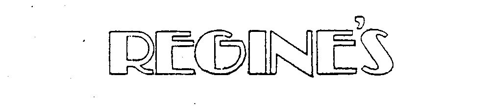 Trademark Logo REGINE'S