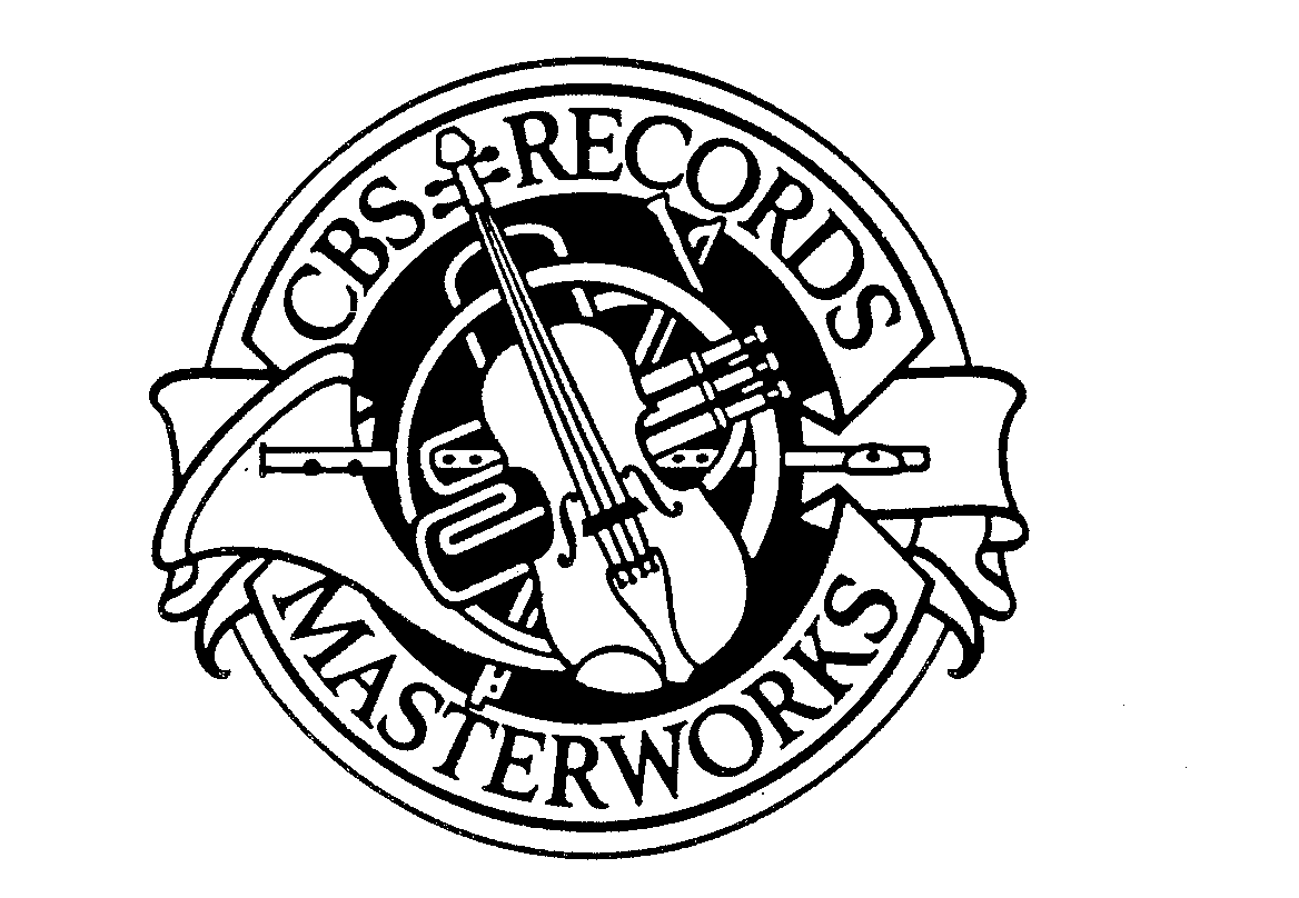 Trademark Logo CBS RECORDS MASTERWORKS