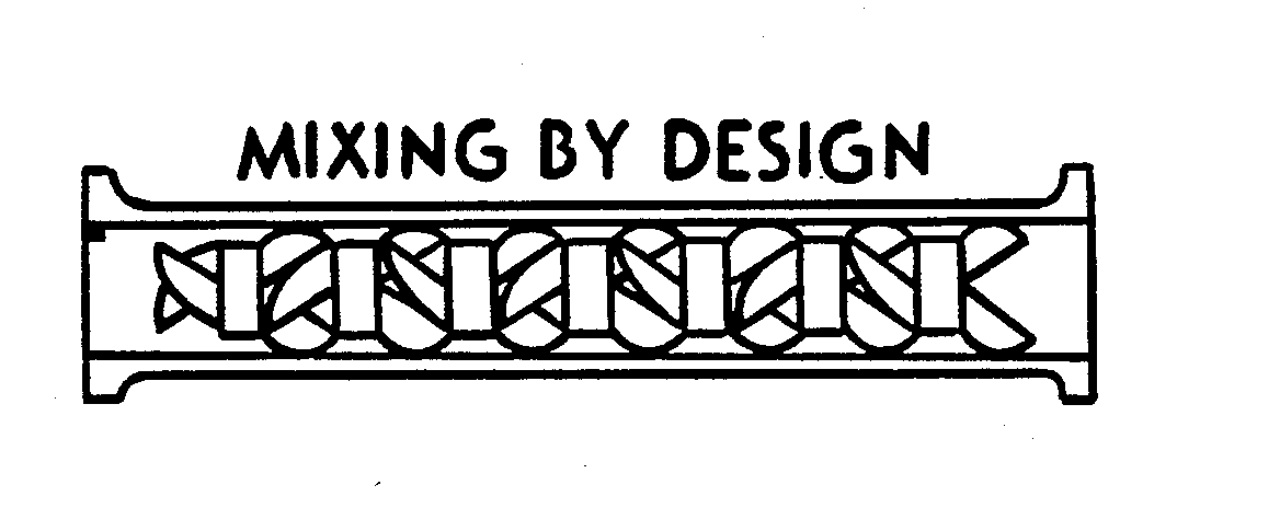 Trademark Logo MIXING BY DESIGN
