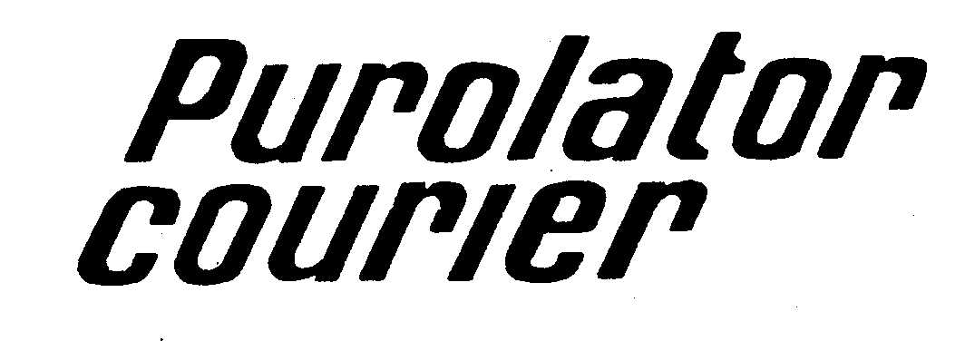 Trademark Logo PUROLATOR COURIER