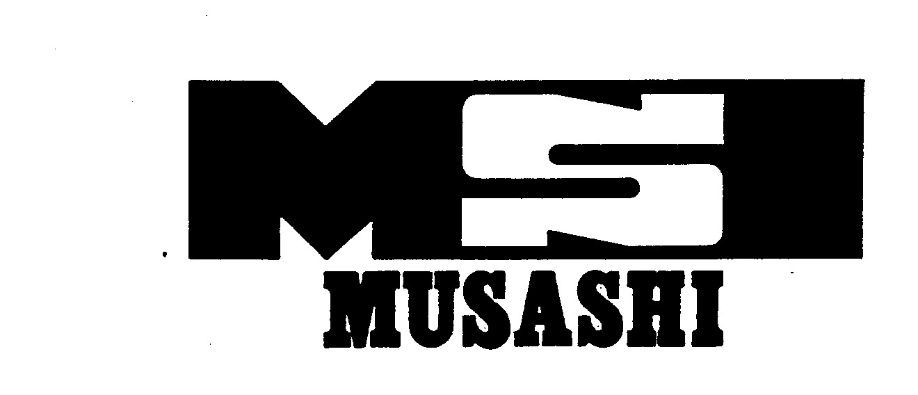 Trademark Logo MSI MUSASHI