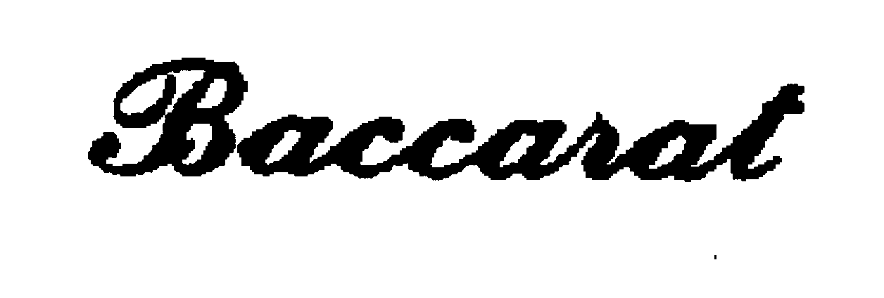 Trademark Logo BACCARAT