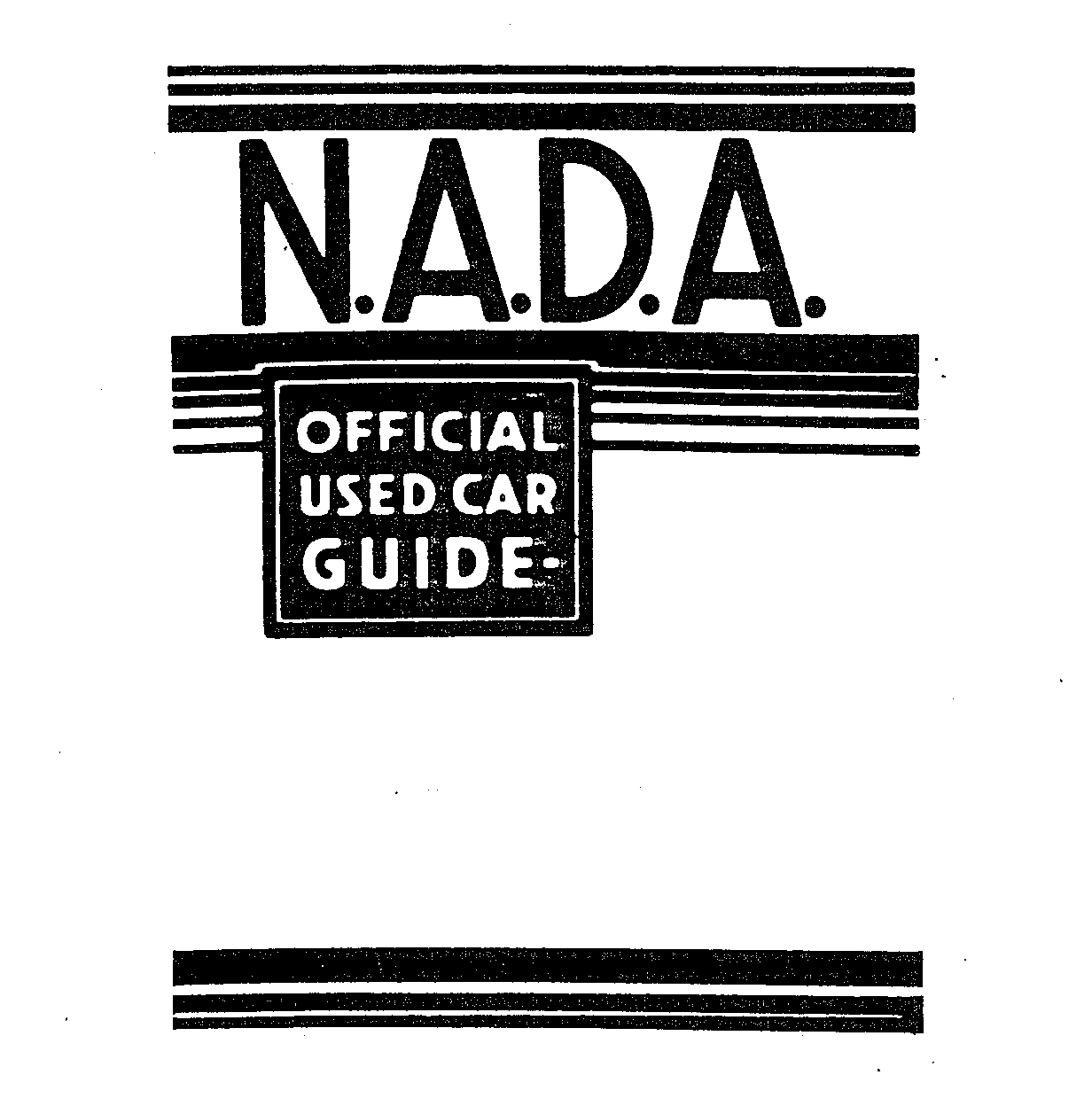  N.A.D.A. OFFICIAL USED CAR GUIDE