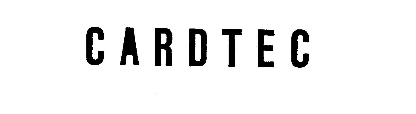 Trademark Logo CARDTEC
