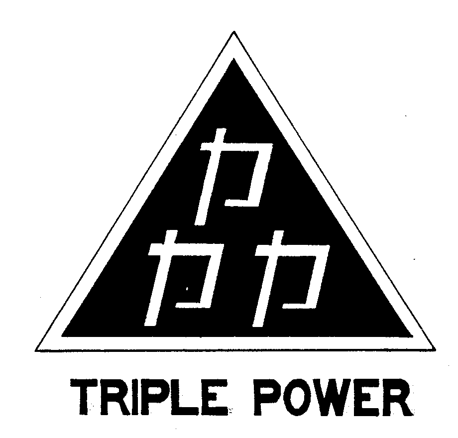 Trademark Logo TRIPLE POWER