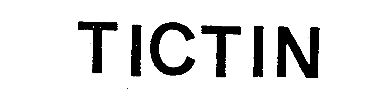 Trademark Logo TICTIN