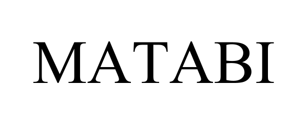 Trademark Logo MATABI