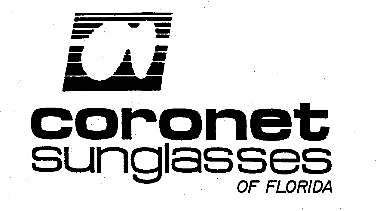 Trademark Logo CORONET SUNGLASSES OF FLORIDA