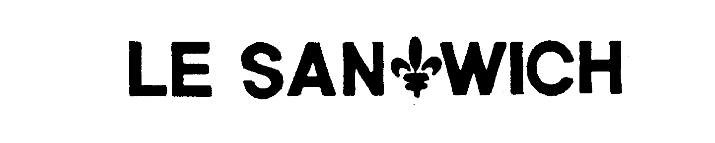 Trademark Logo LE SAN WICH