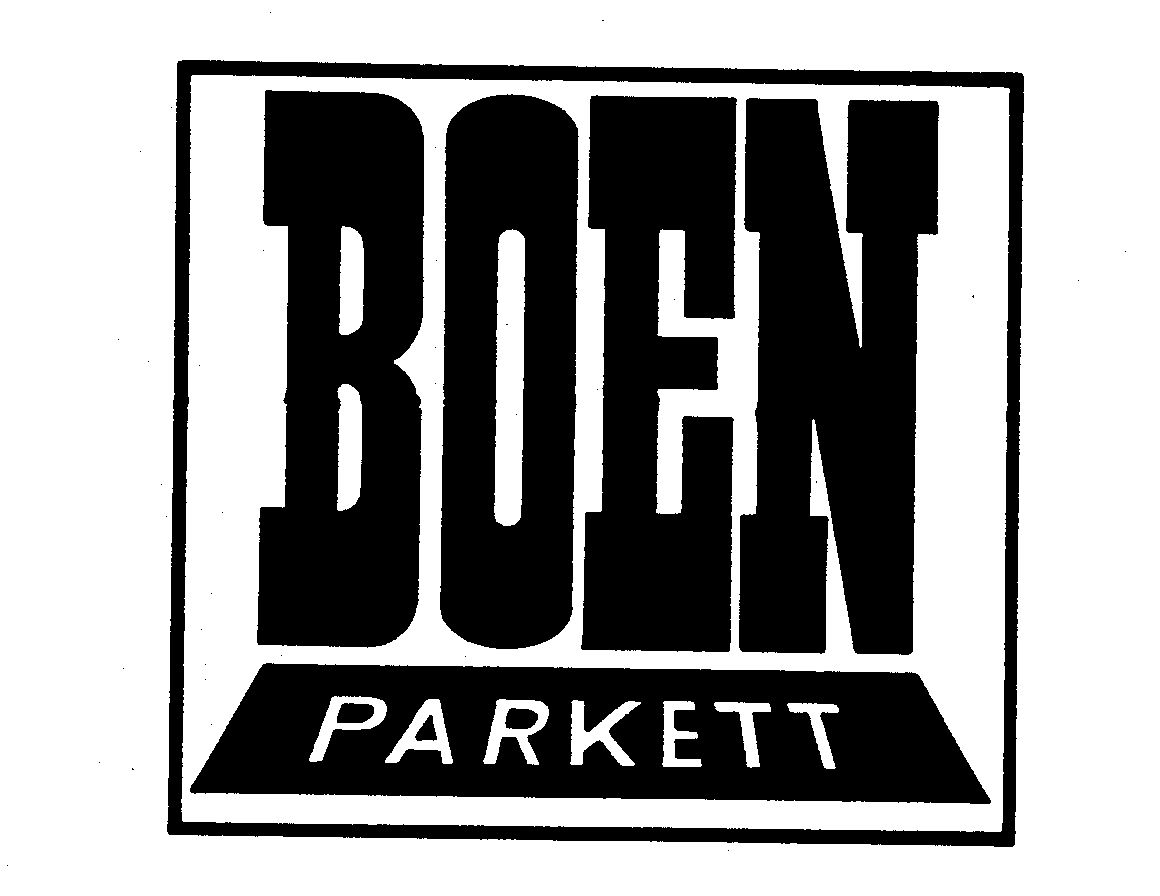 Trademark Logo BOEN PARKETT