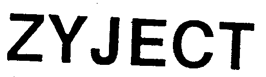 Trademark Logo ZYJECT