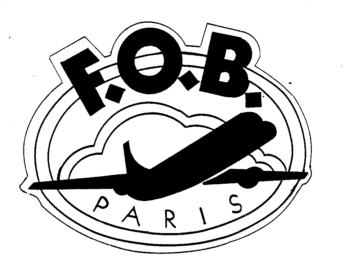 Trademark Logo F.O.B. PARIS