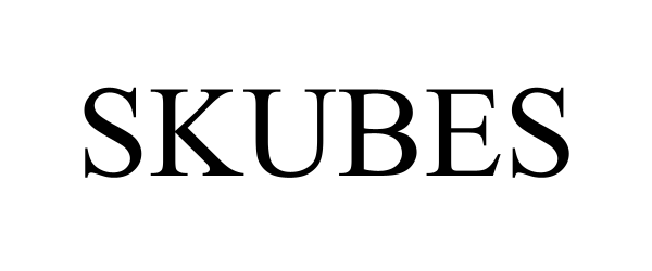 Trademark Logo SKUBES