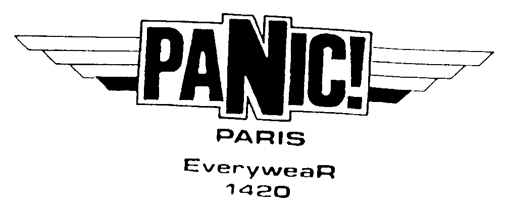Trademark Logo PANIC ] PARIS EVERYWEAR 1420