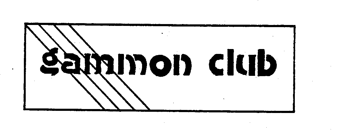 Trademark Logo GAMMON CLUB