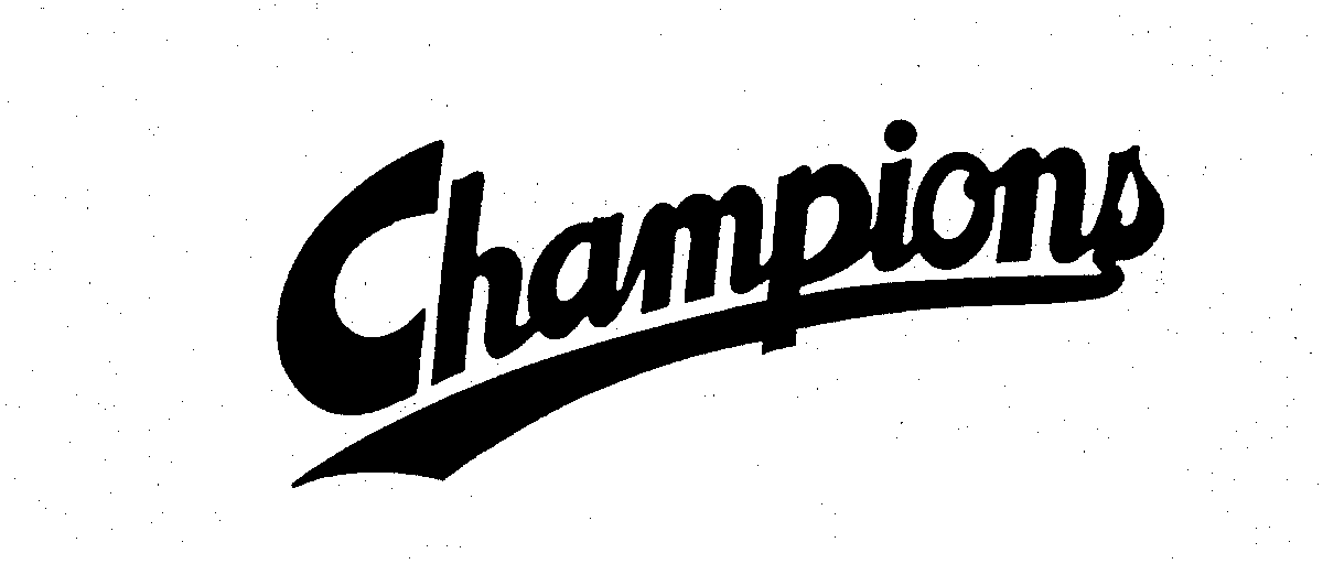 Trademark Logo CHAMPIONS