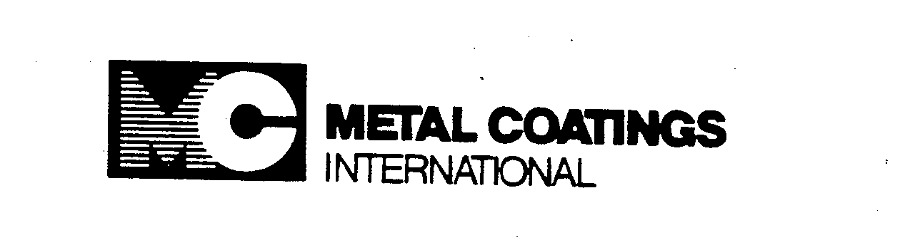 Trademark Logo MC METAL COATINGS INTERNATIONAL