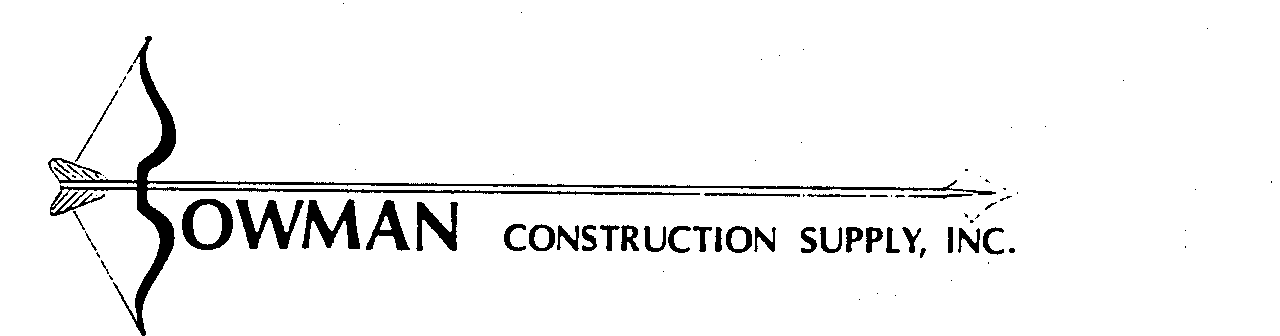 Trademark Logo BOWMAN CONSTRUCTION SUPPLY, INC.