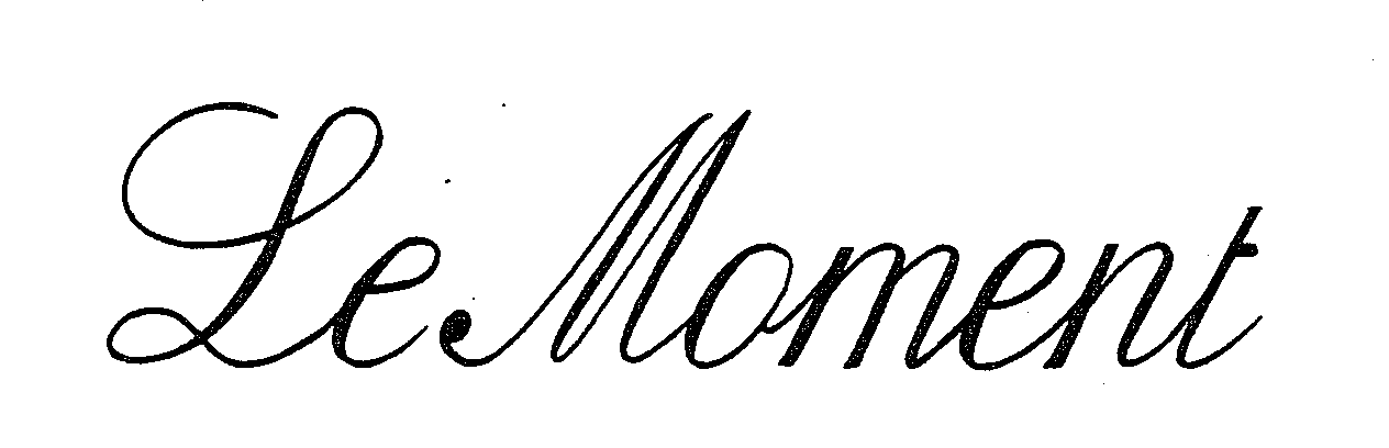 Trademark Logo LE MOMENT