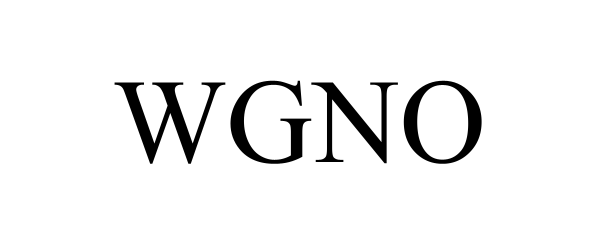Trademark Logo WGNO