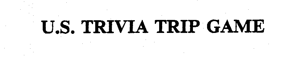  U.S. TRIVIA TRIP GAME
