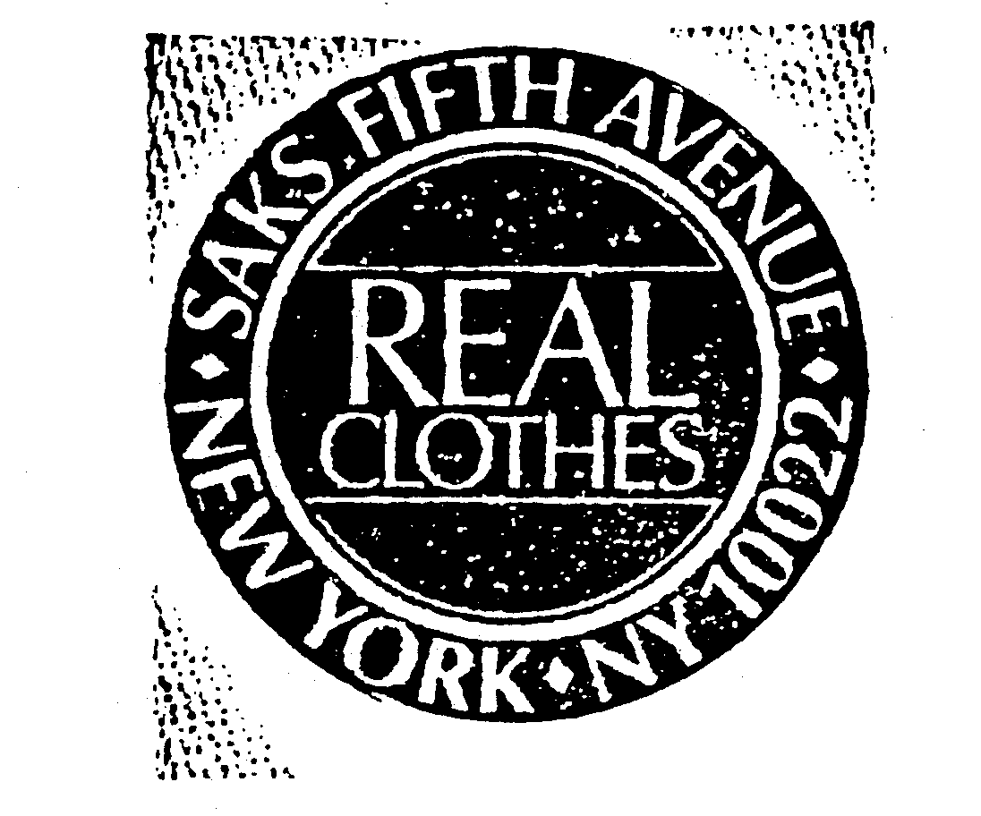  REAL CLOTHES SAKS FIFTH AVENUE NEW YORK NY 10022