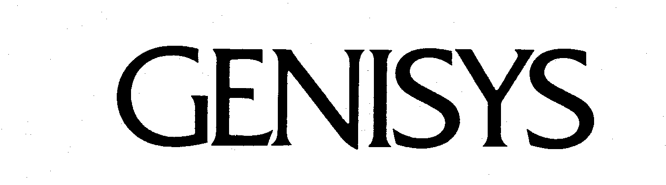 Trademark Logo GENISYS