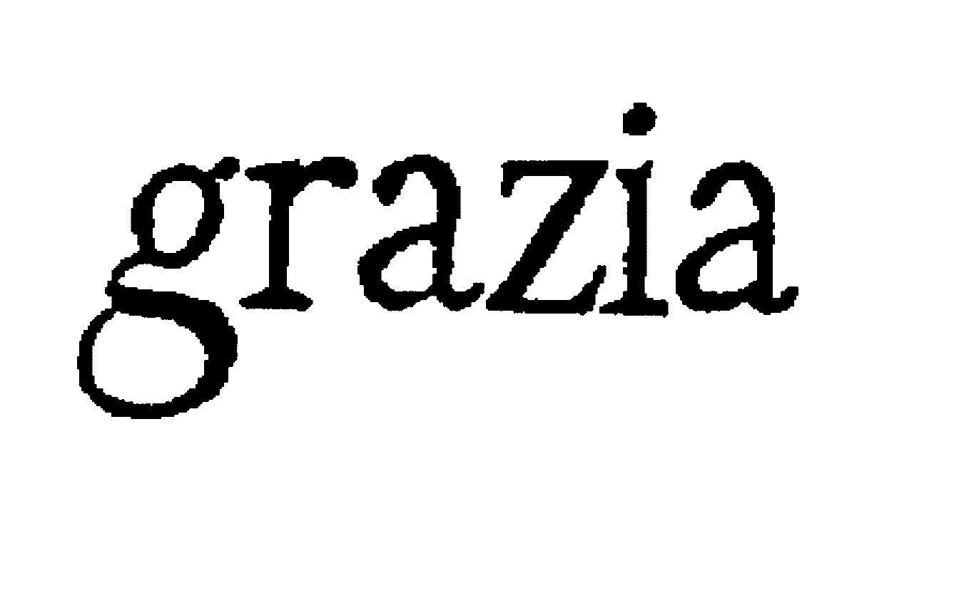 Trademark Logo GRAZIA