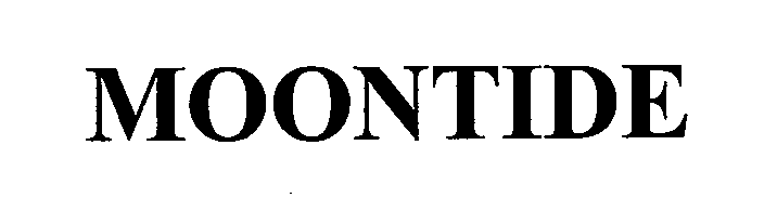 Trademark Logo MOONTIDE