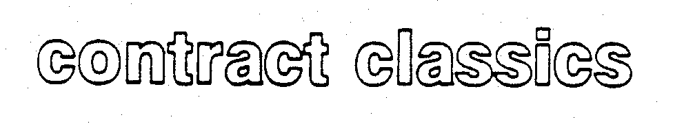 Trademark Logo CONTRACT CLASSICS
