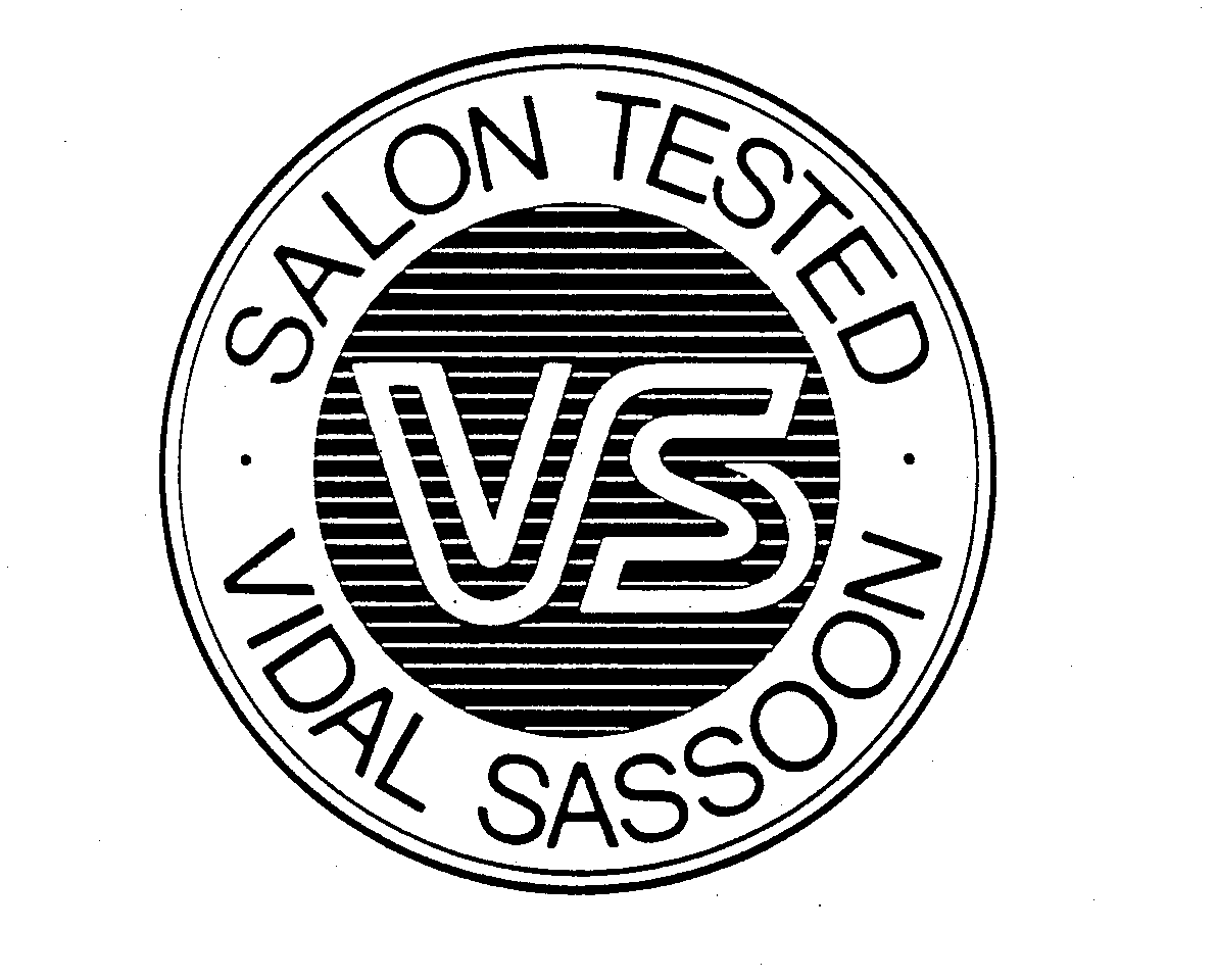 Trademark Logo SALON TESTED VS VIDAL SASSOON