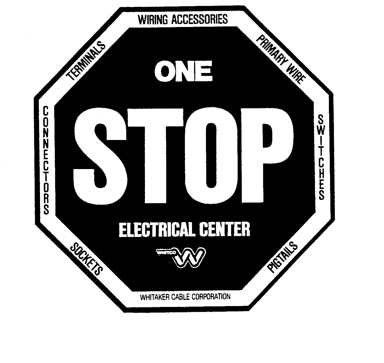  ONE STOP ELECTRICAL CENTER WHITCO W WIRING ACCESSORIES PRIMARY WIRE SWITCHES PIGTAILS SOCKETS CONNECTORS TERMINALS WHITAKER CABL