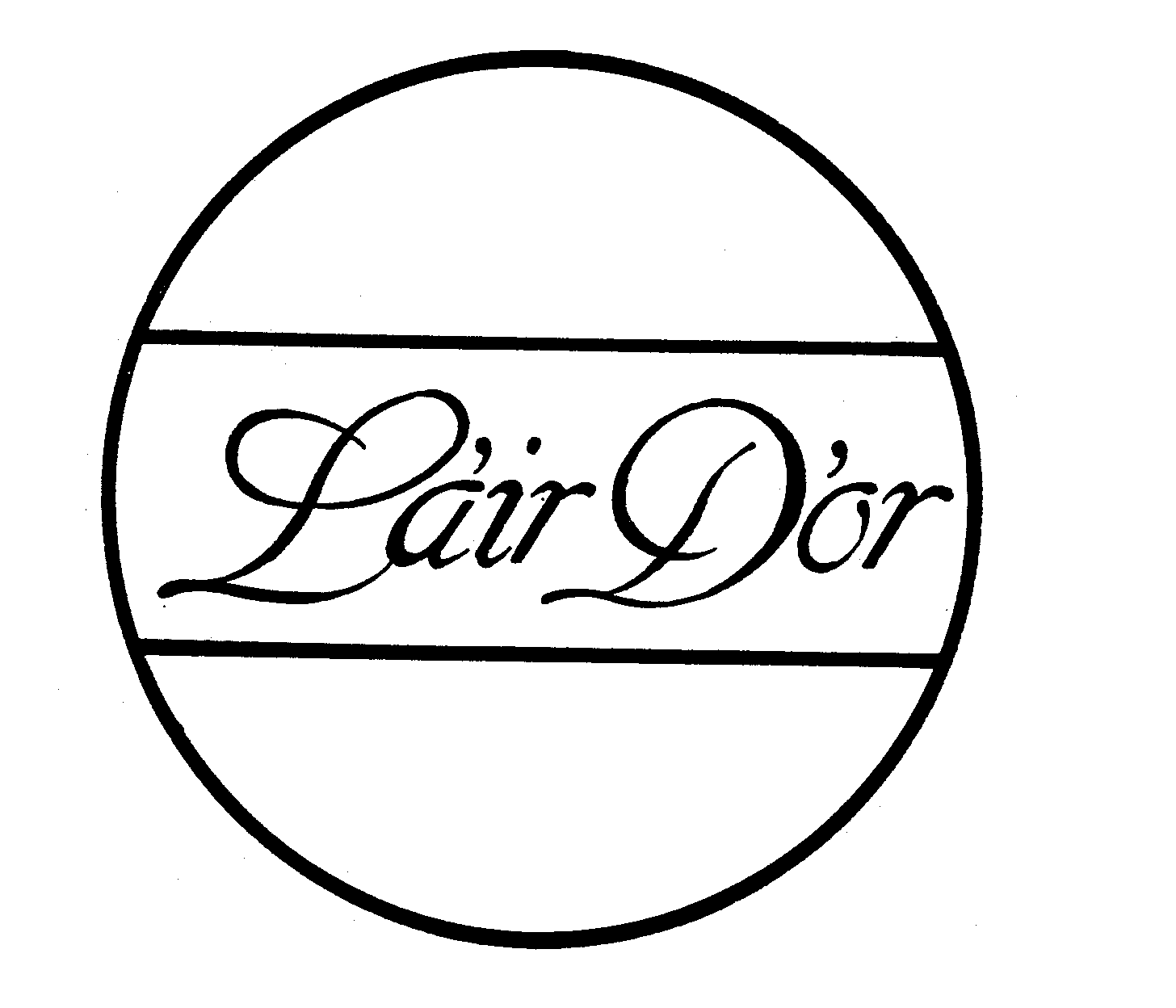 Trademark Logo L'AIR D'OR