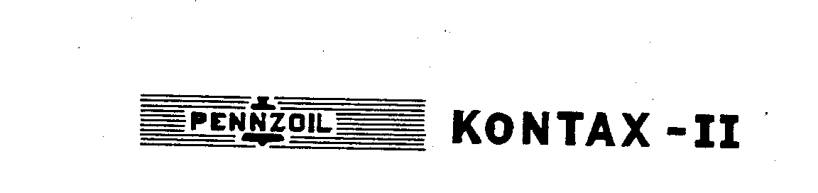 Trademark Logo PENNZOIL KONTAX - II