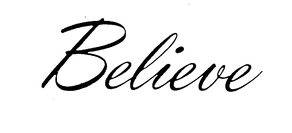 Trademark Logo BELIEVE