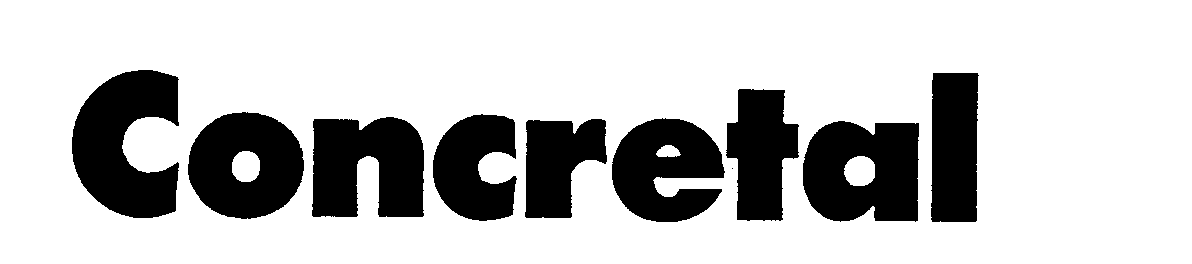 Trademark Logo CONCRETAL