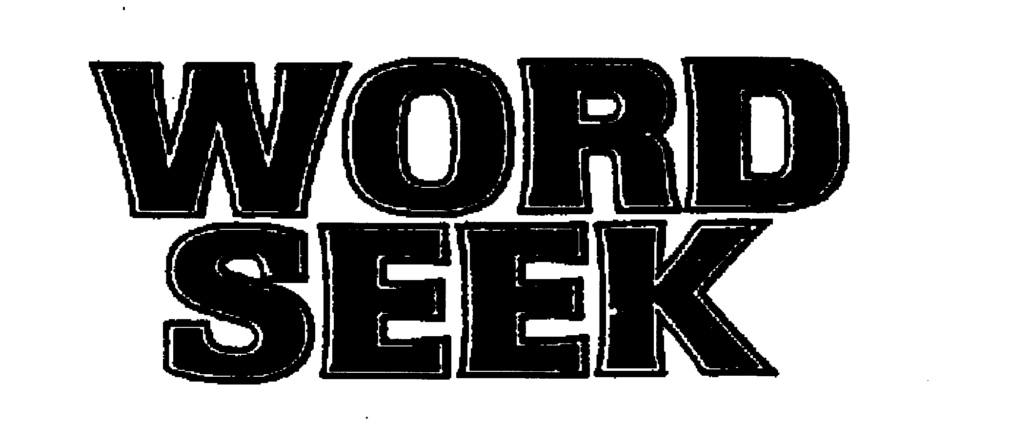 Trademark Logo WORD SEEK