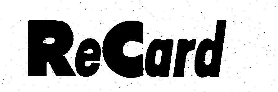 Trademark Logo RECARD